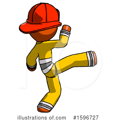 Royalty-Free (RF) Orange Design Mascot Clipart Illustration by Leo Blanchette - Stock Sample #1596727