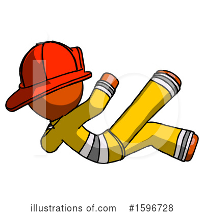 Royalty-Free (RF) Orange Design Mascot Clipart Illustration by Leo Blanchette - Stock Sample #1596728