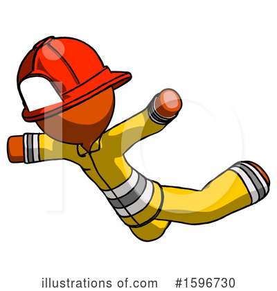 Royalty-Free (RF) Orange Design Mascot Clipart Illustration by Leo Blanchette - Stock Sample #1596730