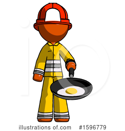Royalty-Free (RF) Orange Design Mascot Clipart Illustration by Leo Blanchette - Stock Sample #1596779