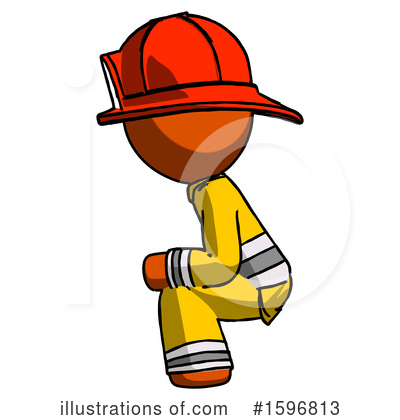 Royalty-Free (RF) Orange Design Mascot Clipart Illustration by Leo Blanchette - Stock Sample #1596813