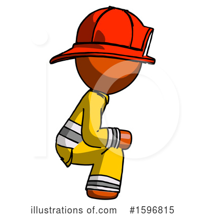 Royalty-Free (RF) Orange Design Mascot Clipart Illustration by Leo Blanchette - Stock Sample #1596815