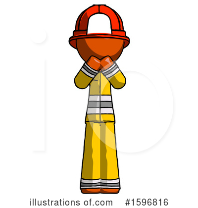 Royalty-Free (RF) Orange Design Mascot Clipart Illustration by Leo Blanchette - Stock Sample #1596816