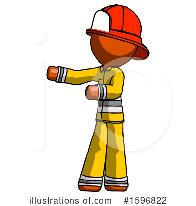 Royalty-Free (RF) Orange Design Mascot Clipart Illustration by Leo Blanchette - Stock Sample #1596822