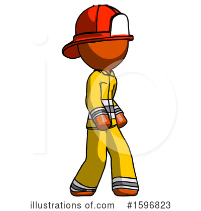 Royalty-Free (RF) Orange Design Mascot Clipart Illustration by Leo Blanchette - Stock Sample #1596823