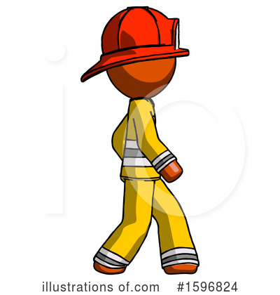Royalty-Free (RF) Orange Design Mascot Clipart Illustration by Leo Blanchette - Stock Sample #1596824