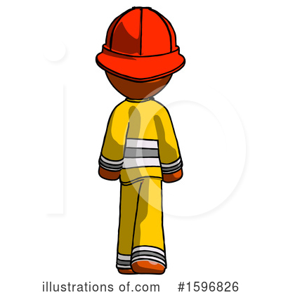 Royalty-Free (RF) Orange Design Mascot Clipart Illustration by Leo Blanchette - Stock Sample #1596826