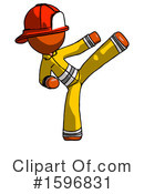 Orange Design Mascot Clipart #1596831 by Leo Blanchette