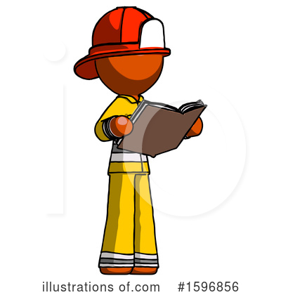 Royalty-Free (RF) Orange Design Mascot Clipart Illustration by Leo Blanchette - Stock Sample #1596856