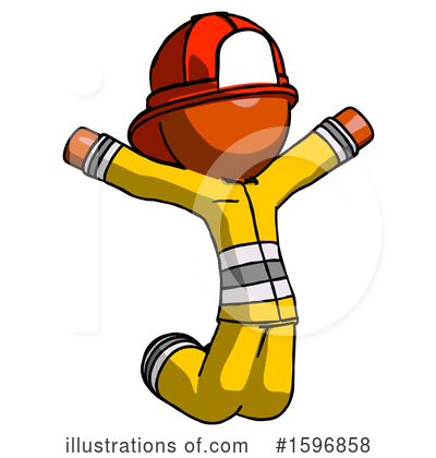 Royalty-Free (RF) Orange Design Mascot Clipart Illustration by Leo Blanchette - Stock Sample #1596858