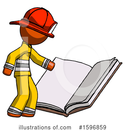Royalty-Free (RF) Orange Design Mascot Clipart Illustration by Leo Blanchette - Stock Sample #1596859