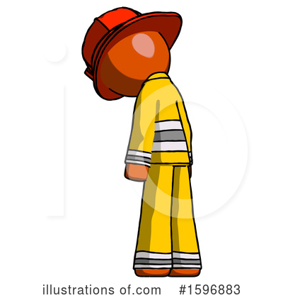 Royalty-Free (RF) Orange Design Mascot Clipart Illustration by Leo Blanchette - Stock Sample #1596883