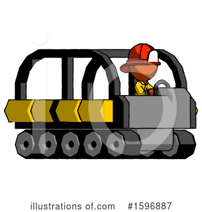 Royalty-Free (RF) Orange Design Mascot Clipart Illustration by Leo Blanchette - Stock Sample #1596887