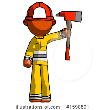 Royalty-Free (RF) Orange Design Mascot Clipart Illustration by Leo Blanchette - Stock Sample #1596891