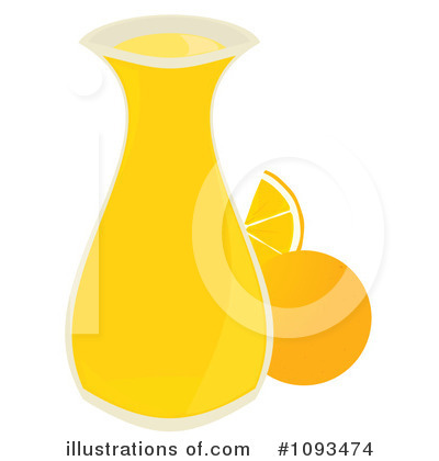 Royalty-Free (RF) Orange Juice Clipart Illustration by Randomway - Stock Sample #1093474