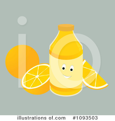 Royalty-Free (RF) Orange Juice Clipart Illustration by Randomway - Stock Sample #1093503