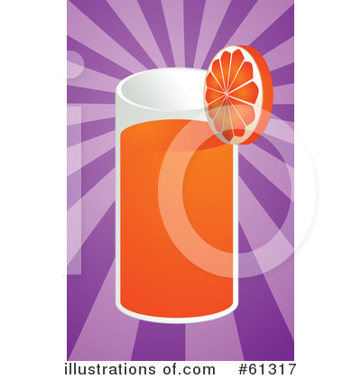 Royalty-Free (RF) Orange Juice Clipart Illustration by Kheng Guan Toh - Stock Sample #61317