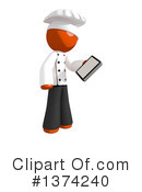 Orange Man Chef Clipart #1374240 by Leo Blanchette