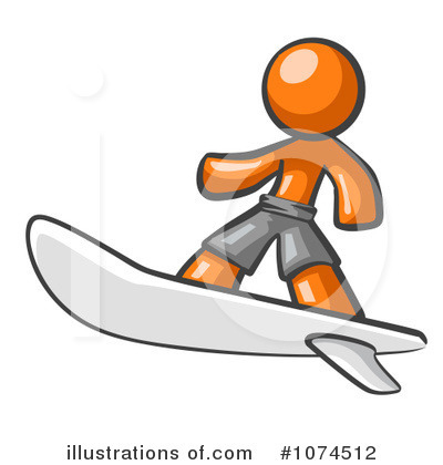 Surfing Clipart #1074512 by Leo Blanchette