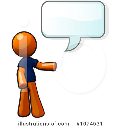 Word Balloon Clipart #1074531 by Leo Blanchette