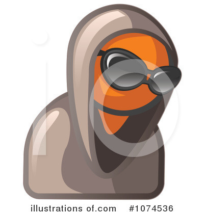 Royalty-Free (RF) Orange Man Clipart Illustration by Leo Blanchette - Stock Sample #1074536