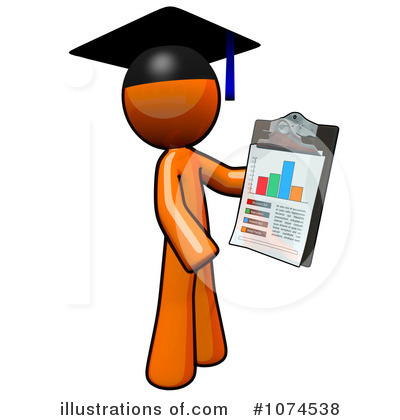 Graduate Clipart #1074538 by Leo Blanchette