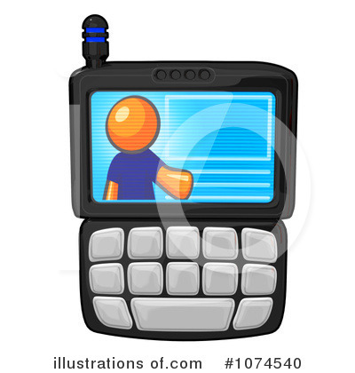 Call Clipart #1074540 by Leo Blanchette
