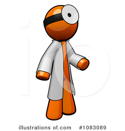 Royalty-Free (RF) Orange Man Clipart Illustration by Leo Blanchette - Stock Sample #1083089