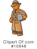 Orange Man Clipart #10948 by Leo Blanchette