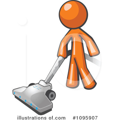 Carpet Cleaner Clipart #1095907 by Leo Blanchette