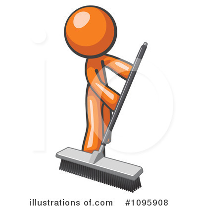 Broom Clipart #1095908 by Leo Blanchette