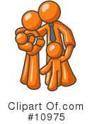 Orange Man Clipart #10975 by Leo Blanchette