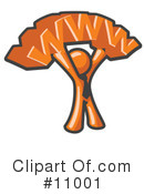 Orange Man Clipart #11001 by Leo Blanchette