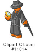 Orange Man Clipart #11014 by Leo Blanchette