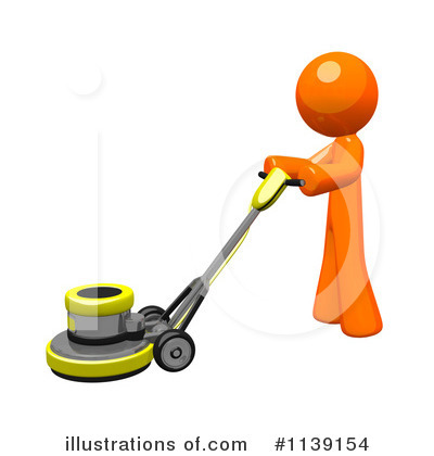 Royalty-Free (RF) Orange Man Clipart Illustration by Leo Blanchette - Stock Sample #1139154