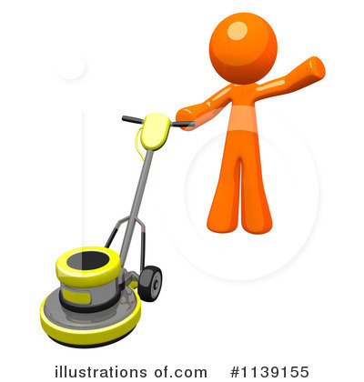 Royalty-Free (RF) Orange Man Clipart Illustration by Leo Blanchette - Stock Sample #1139155