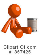 Orange Man Clipart #1367425 by Leo Blanchette