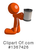 Orange Man Clipart #1367426 by Leo Blanchette