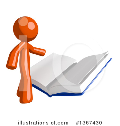 Royalty-Free (RF) Orange Man Clipart Illustration by Leo Blanchette - Stock Sample #1367430