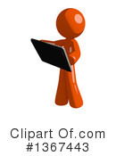 Orange Man Clipart #1367443 by Leo Blanchette