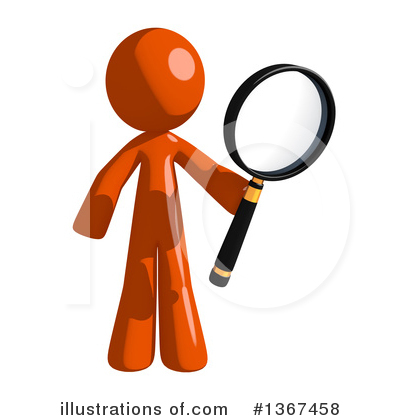 Royalty-Free (RF) Orange Man Clipart Illustration by Leo Blanchette - Stock Sample #1367458