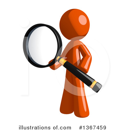 Royalty-Free (RF) Orange Man Clipart Illustration by Leo Blanchette - Stock Sample #1367459