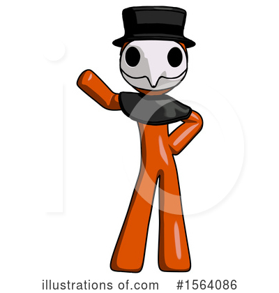 Royalty-Free (RF) Orange Man Clipart Illustration by Leo Blanchette - Stock Sample #1564086