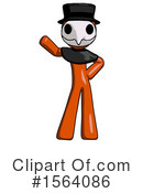 Orange Man Clipart #1564086 by Leo Blanchette