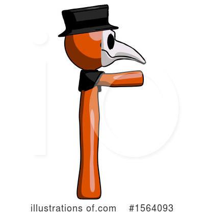 Royalty-Free (RF) Orange Man Clipart Illustration by Leo Blanchette - Stock Sample #1564093