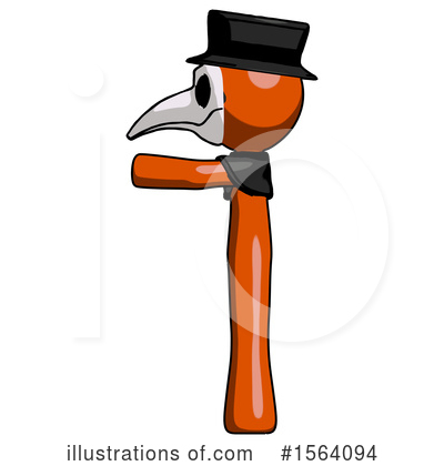 Royalty-Free (RF) Orange Man Clipart Illustration by Leo Blanchette - Stock Sample #1564094