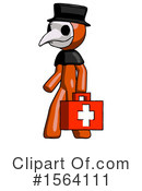 Orange Man Clipart #1564111 by Leo Blanchette