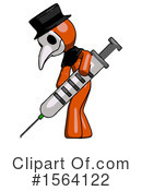 Orange Man Clipart #1564122 by Leo Blanchette