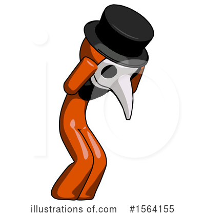 Royalty-Free (RF) Orange Man Clipart Illustration by Leo Blanchette - Stock Sample #1564155