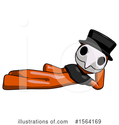 Royalty-Free (RF) Orange Man Clipart Illustration by Leo Blanchette - Stock Sample #1564169